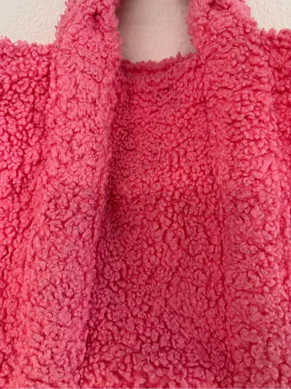Marc Jacobs Pink Sherpa Mini Tote Bag - Picture 6 of 11